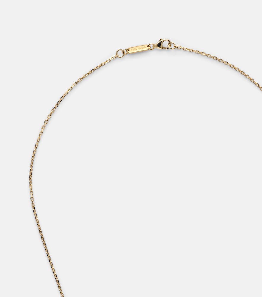 18kt gold necklace with diamonds