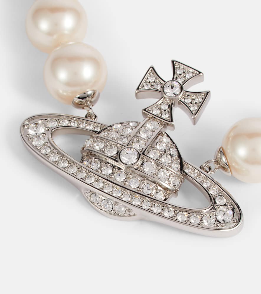 Orb embellished choker