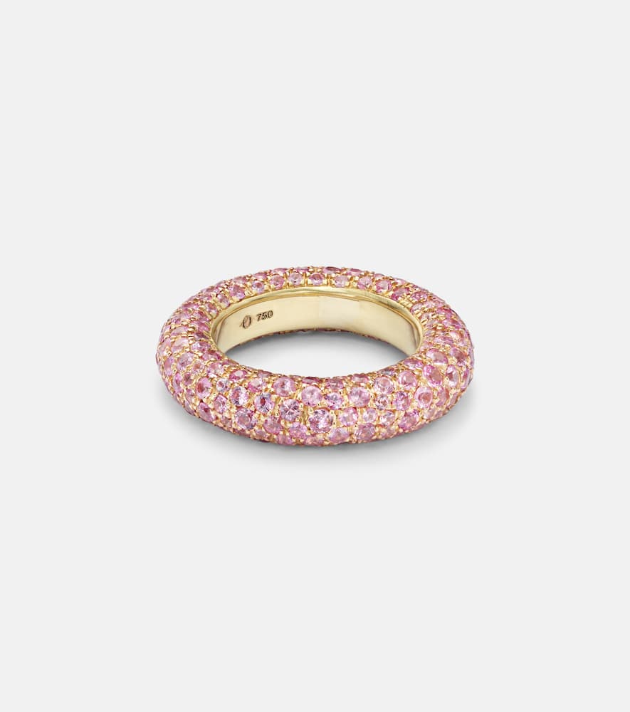 Blossom Bubble 18kt gold ring with sapphires