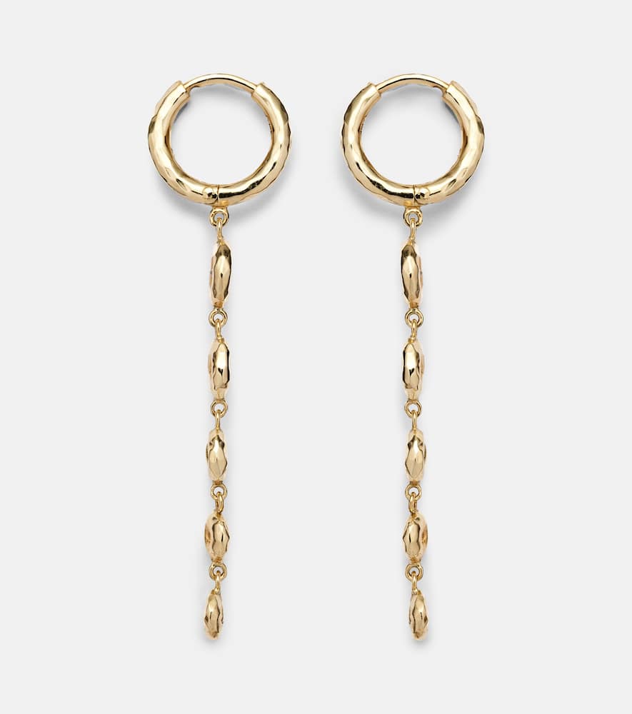 Charmed Micro Gabby 18kt gold earrings with diamonds