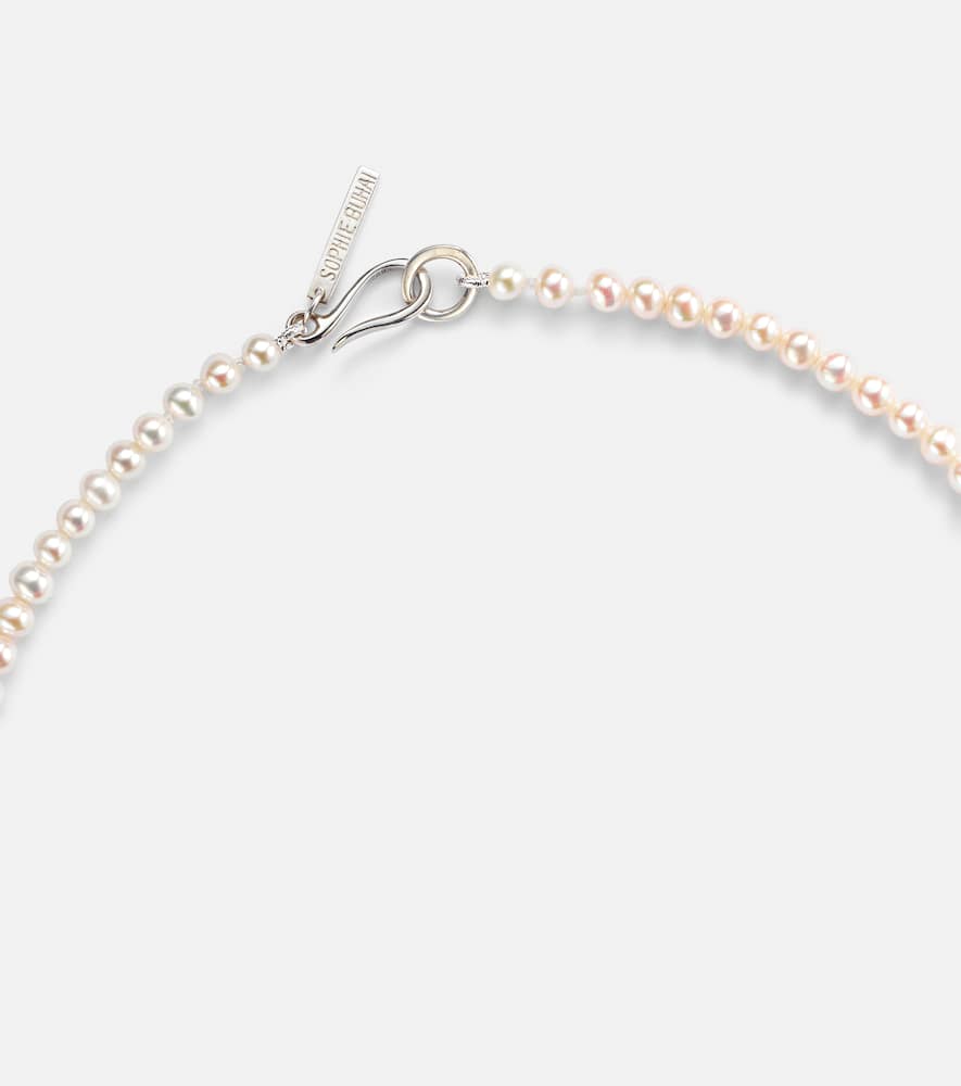 Classique sterling silver choker with freshwater pearls