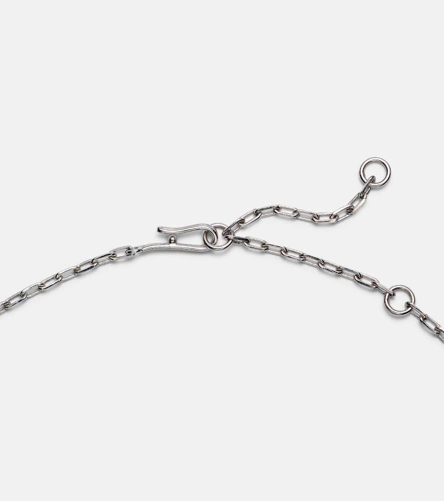 Rivulet Tears 18kt white gold necklace with diamonds