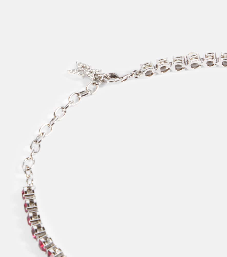 Embellished tennis anklet