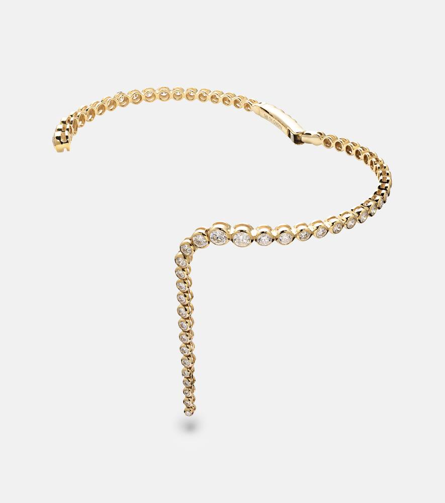 Imperial Wavelength 14kt gold bracelet with diamonds