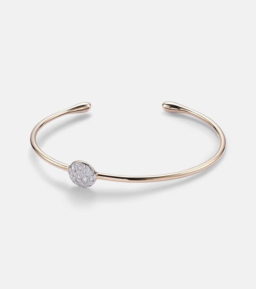 Sabbia 18kt gold bracelet with diamonds