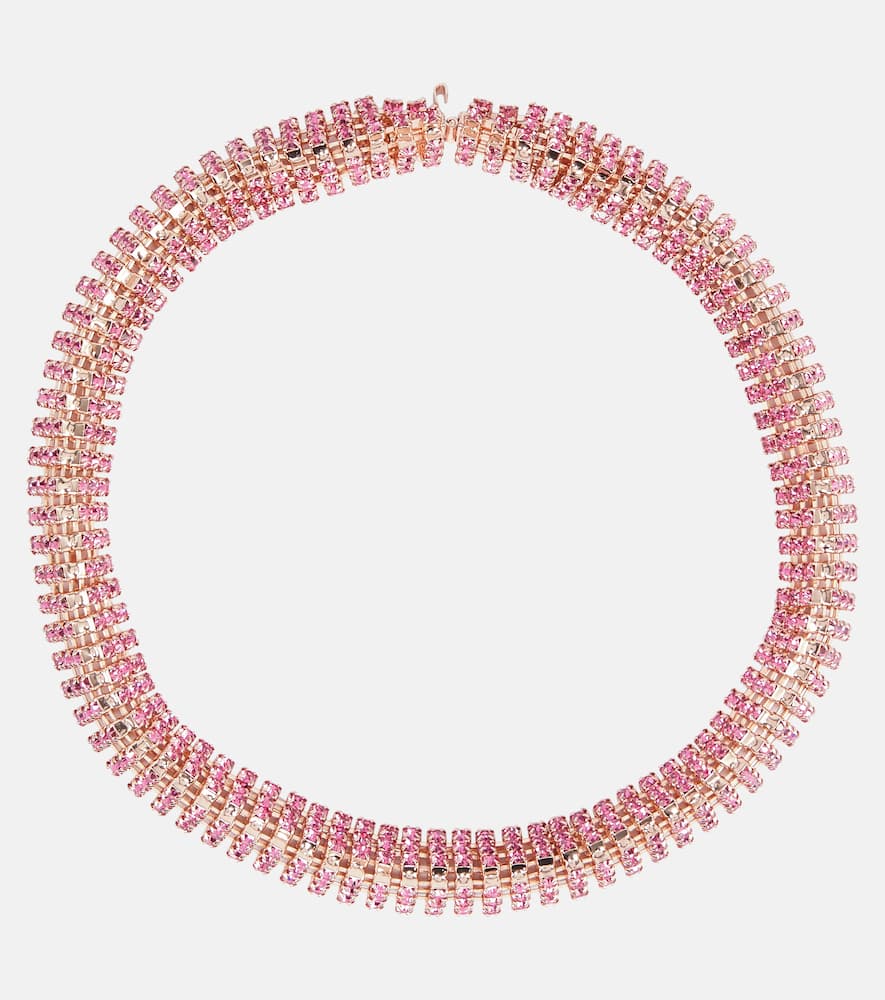Crystal-embellished necklace