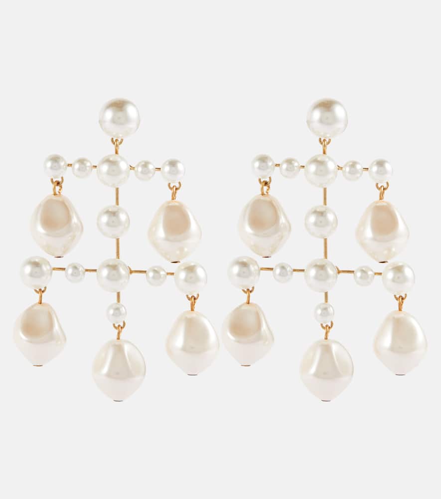 Imogene faux pearl earrings