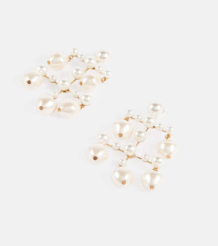Imogene faux pearl earrings