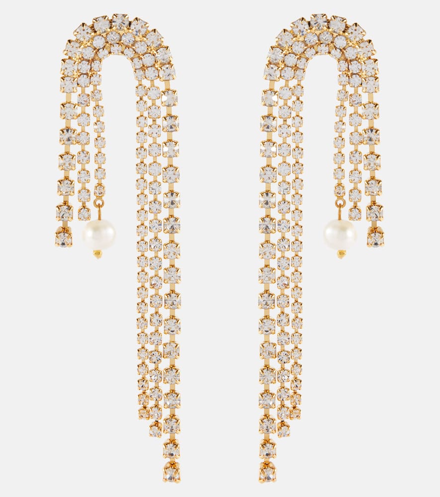 Crystal-embellished earrings