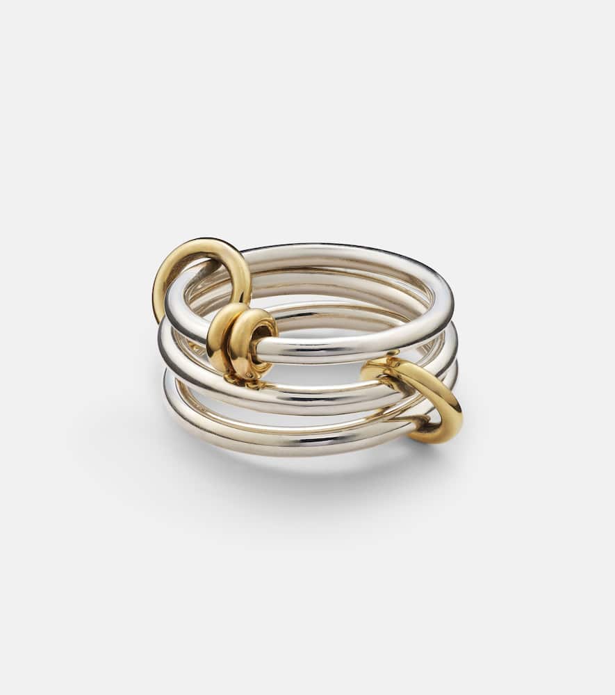 Raneth sterling silver and 18kt gold ring