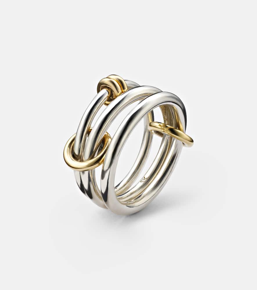Raneth sterling silver and 18kt gold ring