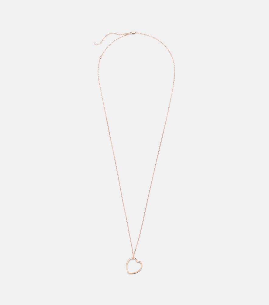 Antifer Heart 18kt rose gold necklace
