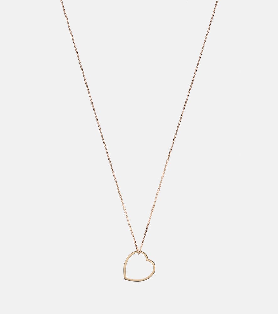 Antifer Heart 18kt rose gold necklace