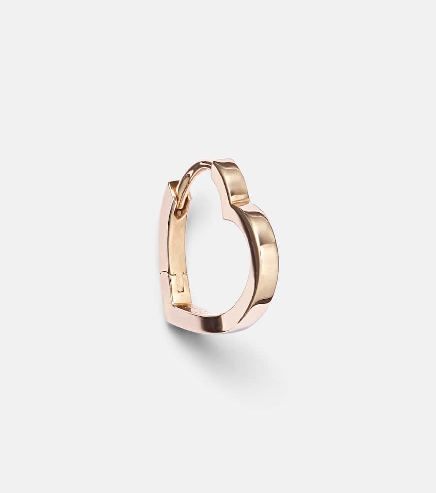 Antifer Heart Small 18kt rose gold single earring