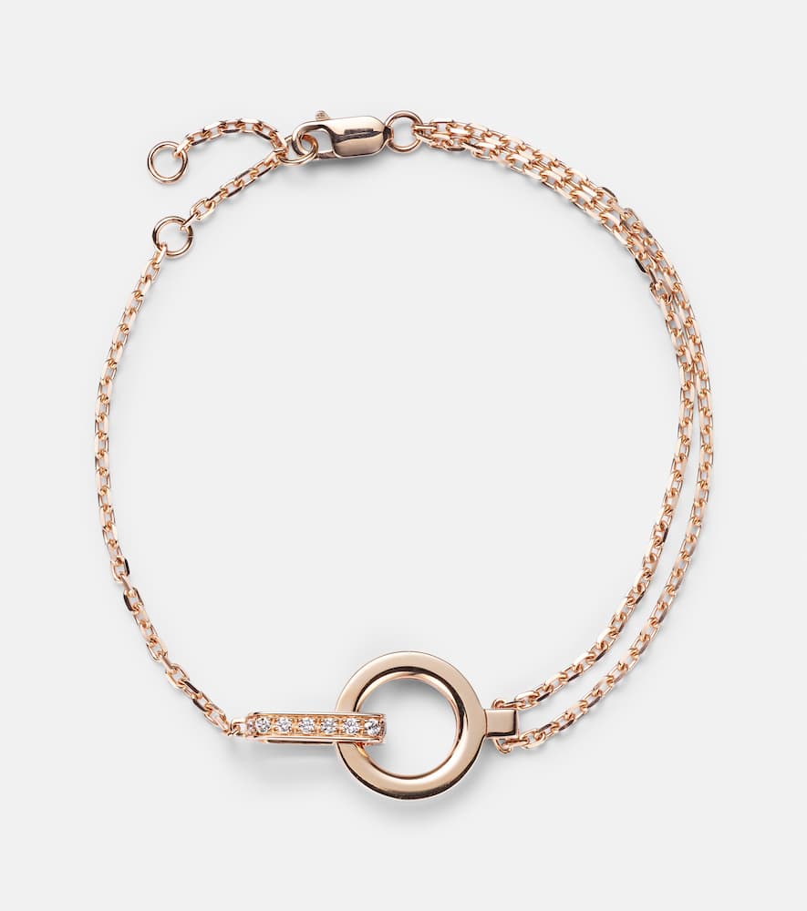 Berbere 18kt rose gold bracelet with diamonds