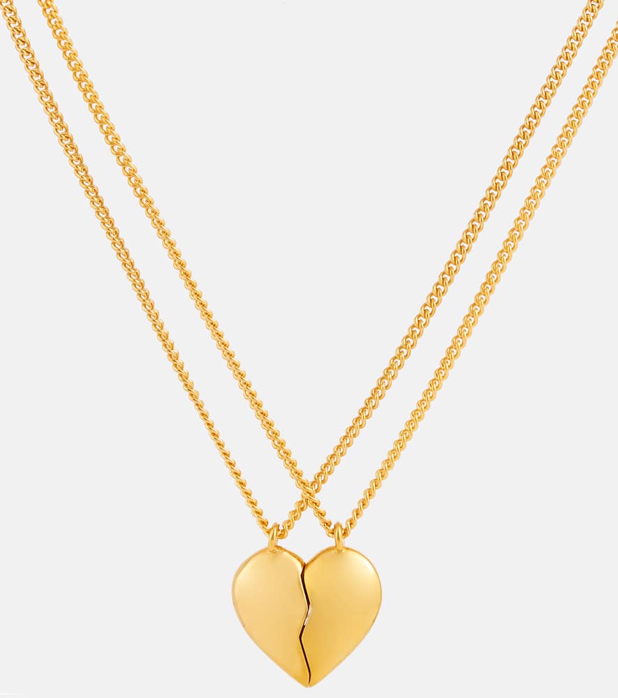 Lovelock Double embellished necklace