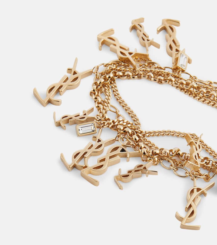 Cassandre monogram charm bracelet