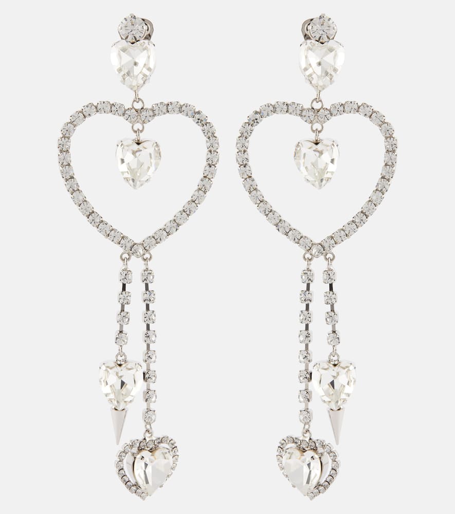 Embellished pendant earrings