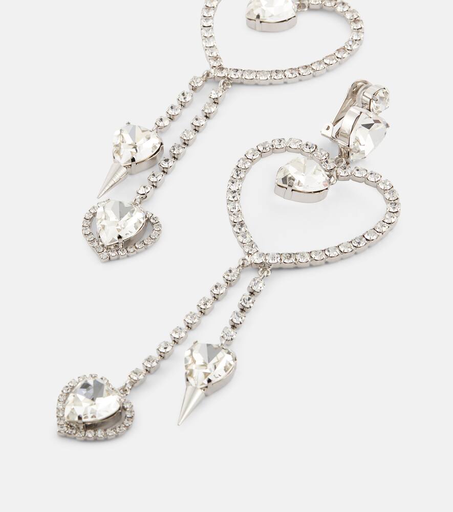 Embellished pendant earrings