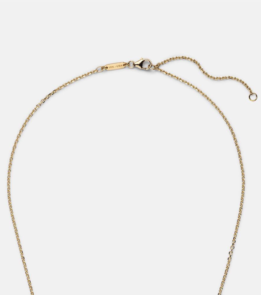 18kt yellow gold necklace with sapphires