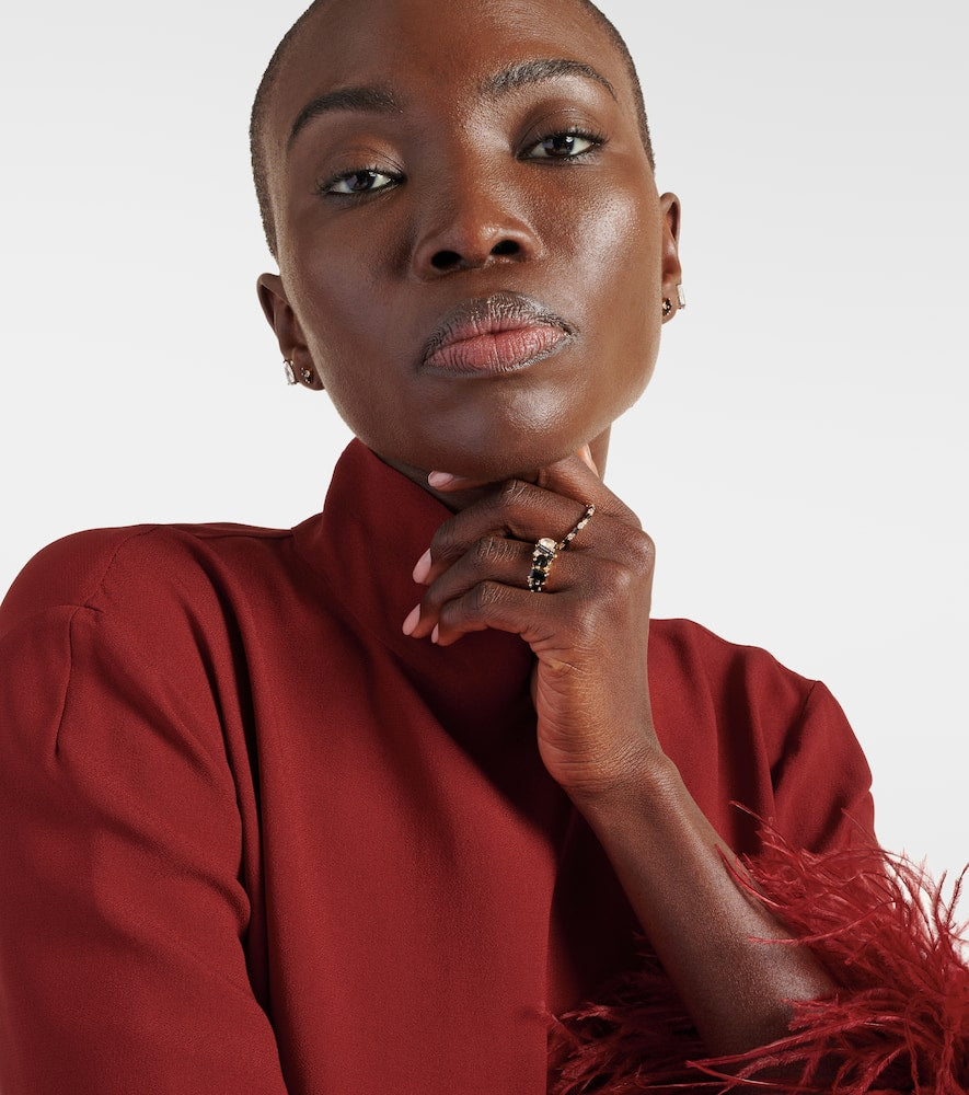 Nadima Glimmer 14kt gold ring with quartz and diamonds