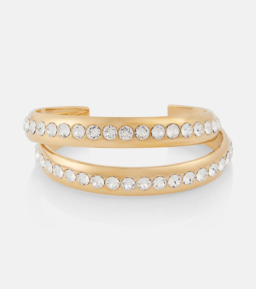 Jahleel crystal-embellished bangle