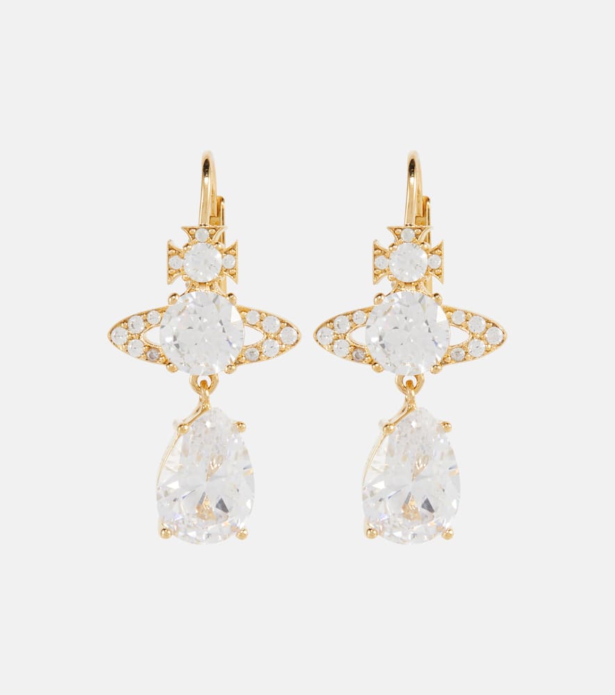 Orb embellished earrings