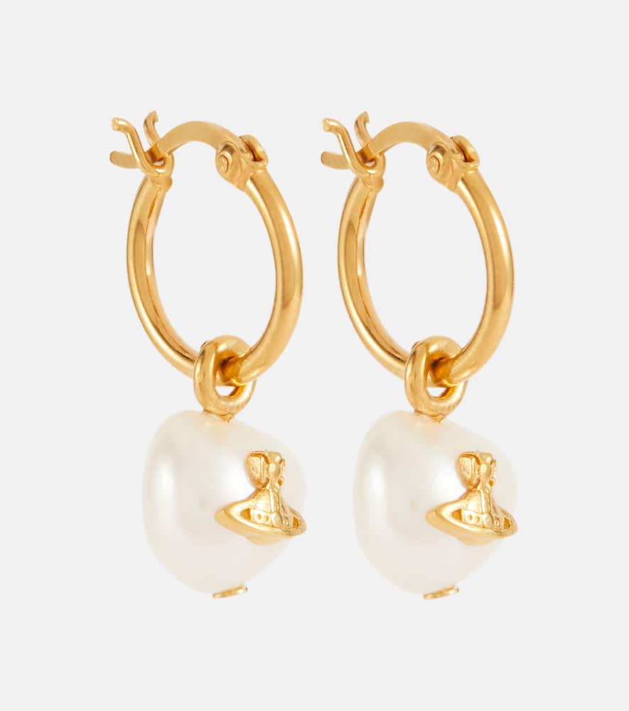 Azul silver hoop earrings