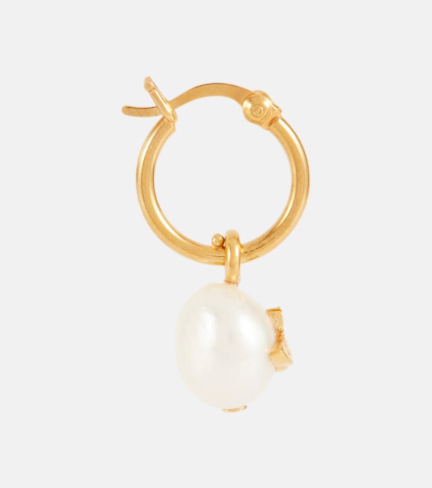 Azul silver hoop earrings