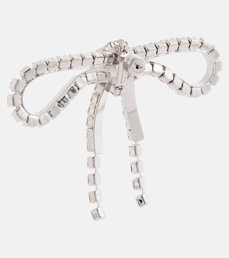 Archive Ribbon embellished earrings