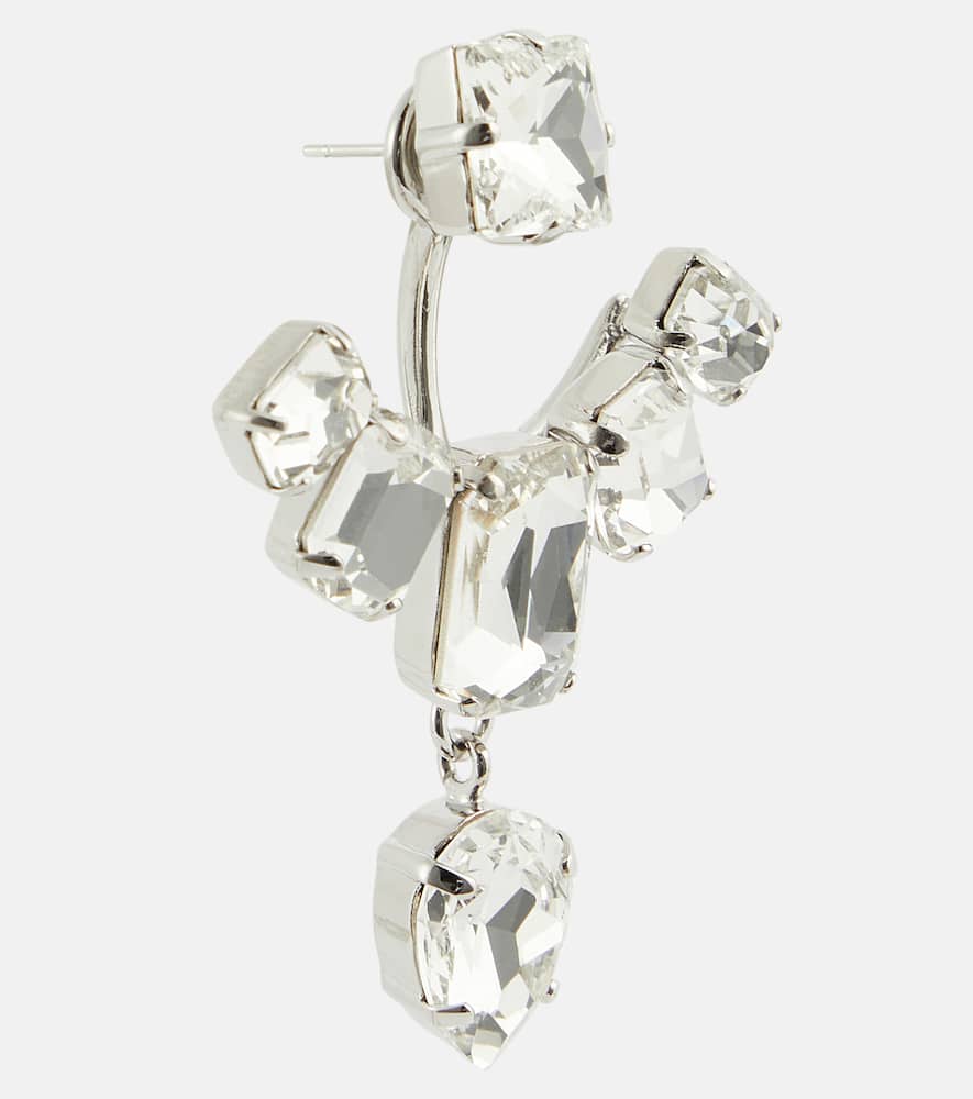 Crystal pendant earrings