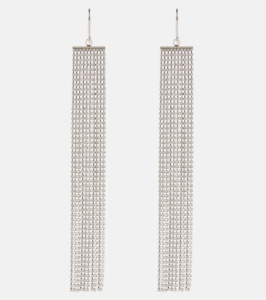 Embellished drop earrings