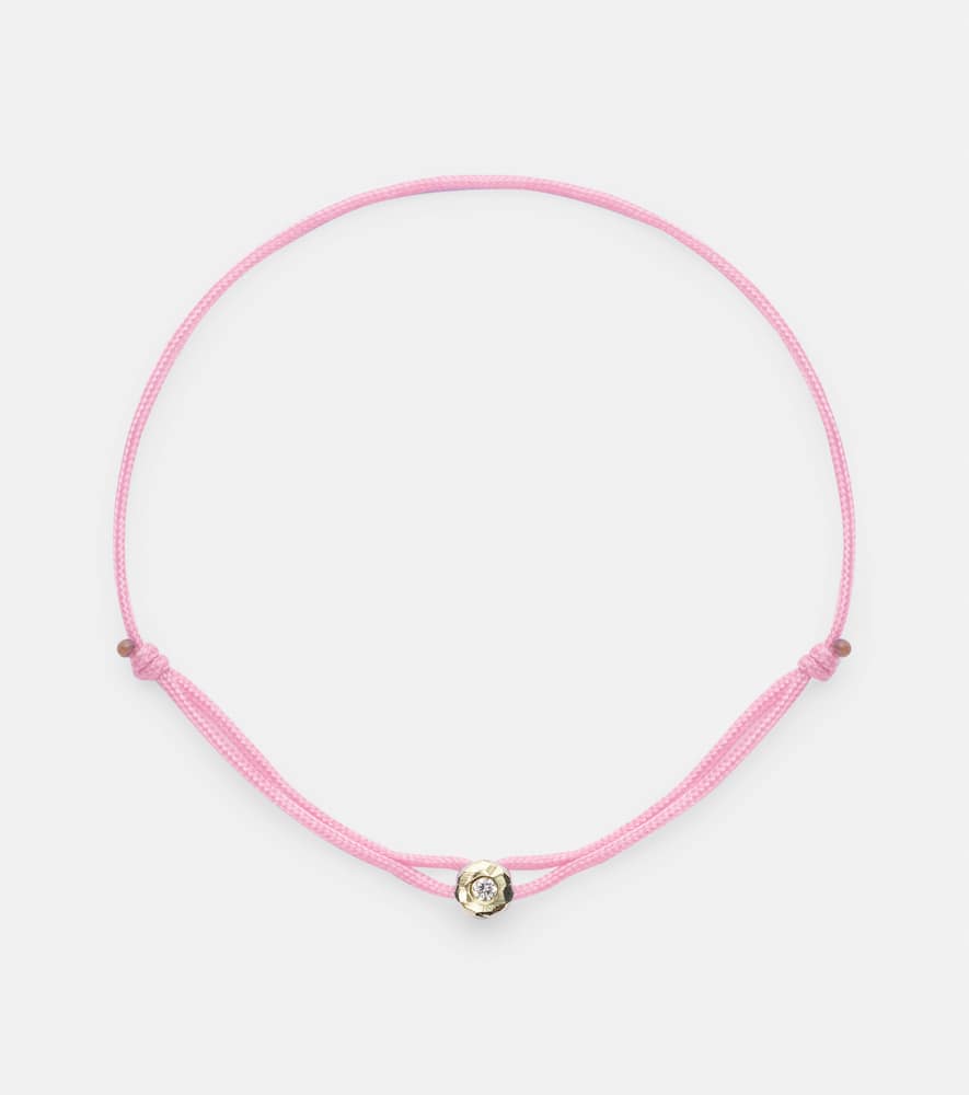 Parachute Nesting Gem 18kt gold bracelet with diamond