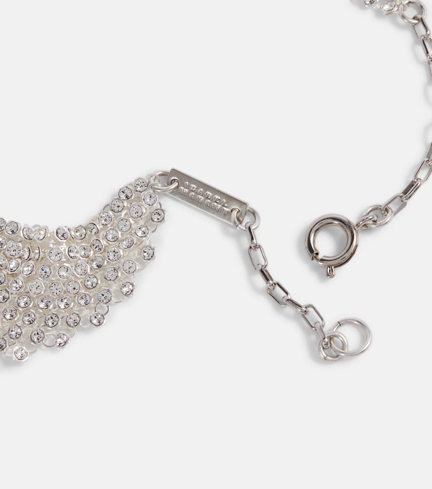 Crystal-embellished necklace