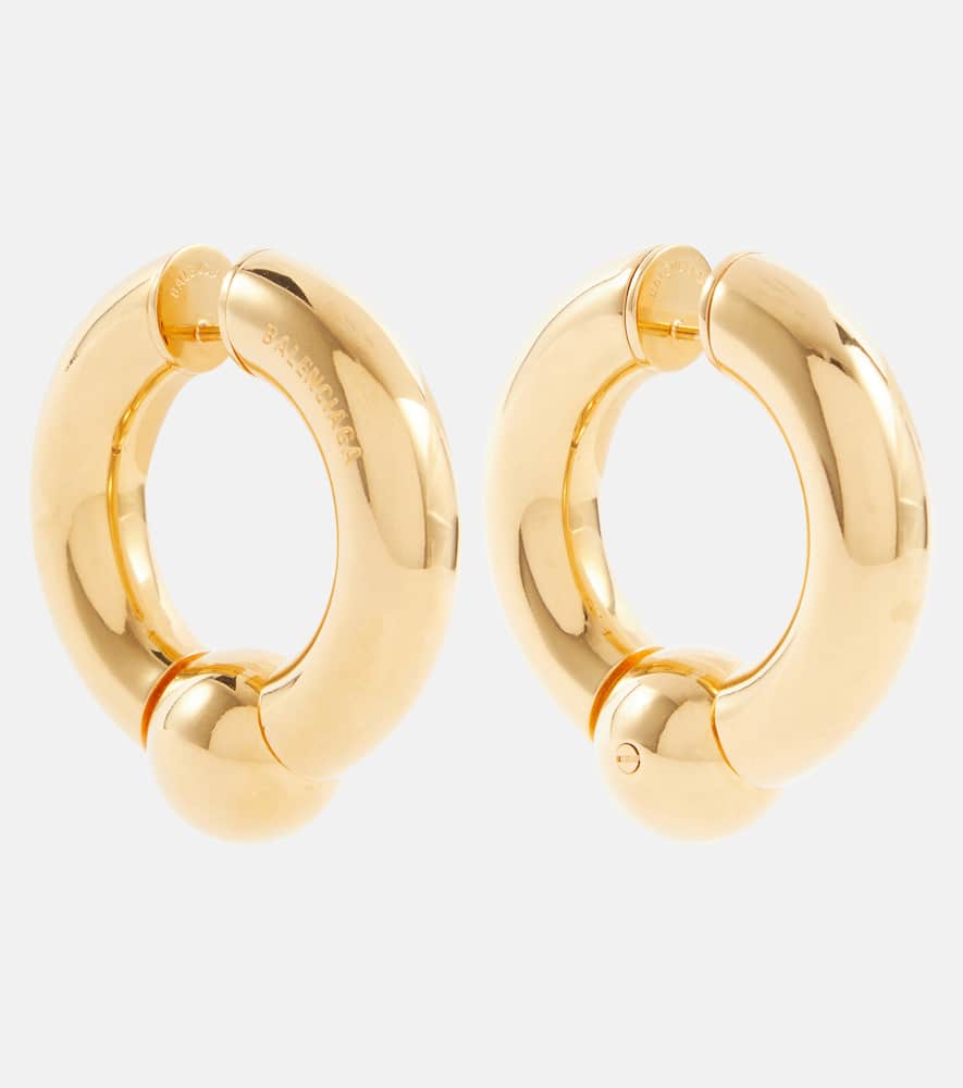 Mega hoop earrings