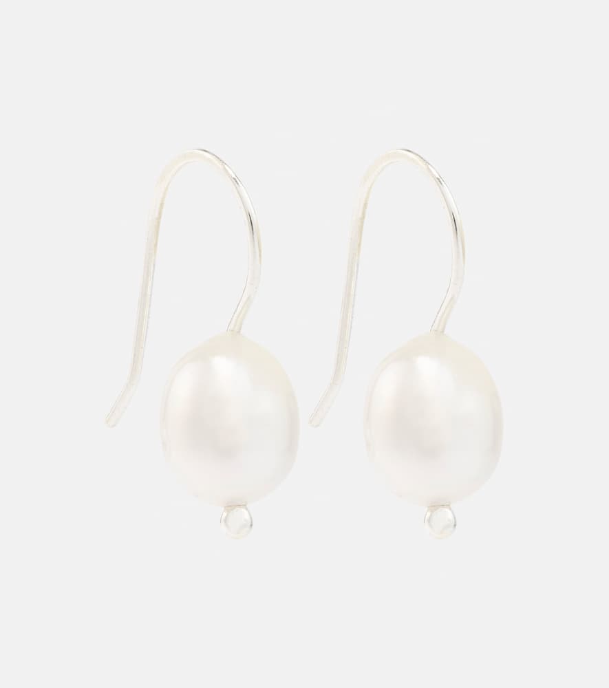 South Sea Mermaid sterling silver earrings with pearls