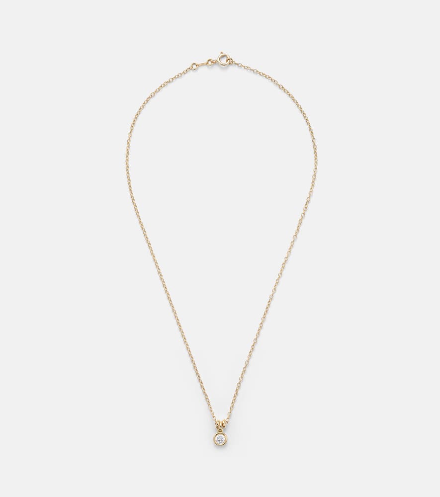 Amirah 18kt gold necklace with diamonds