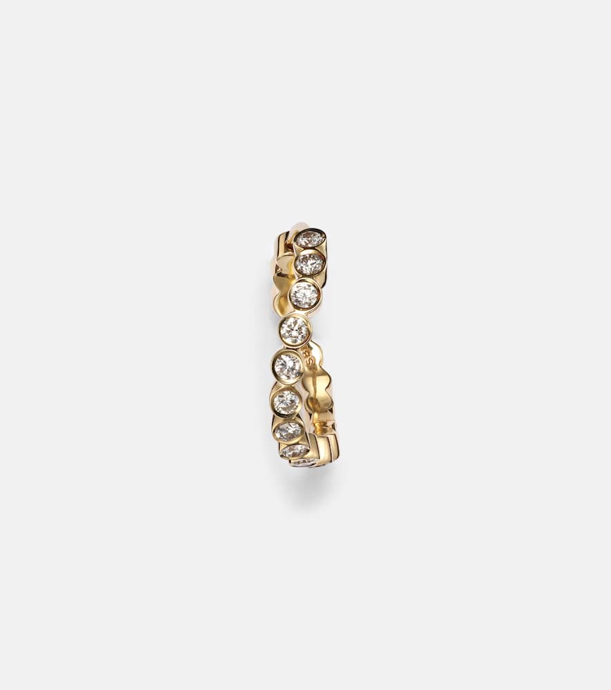 Courant 18kt gold single earring with diamonds