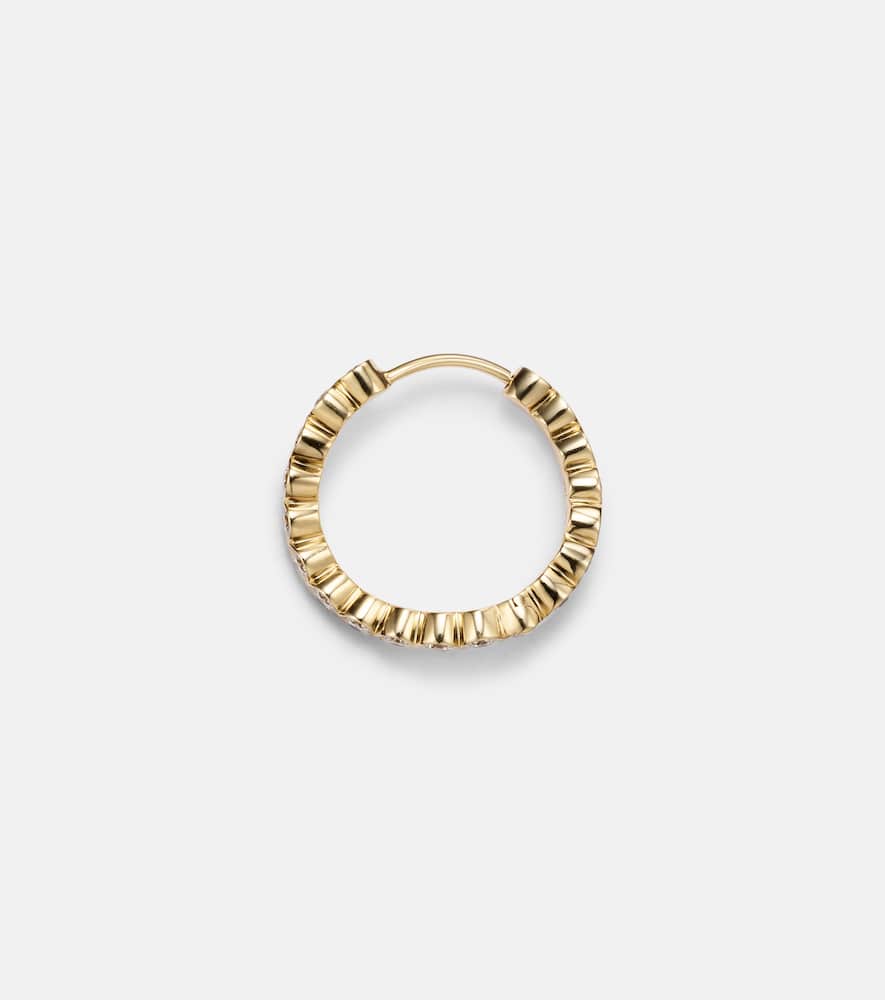 Courant 18kt gold single earring with diamonds