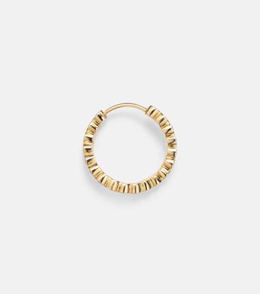 Courant 18kt gold single earring with diamonds
