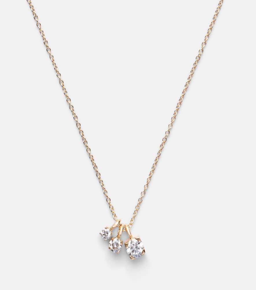 18kt gold necklace with diamonds