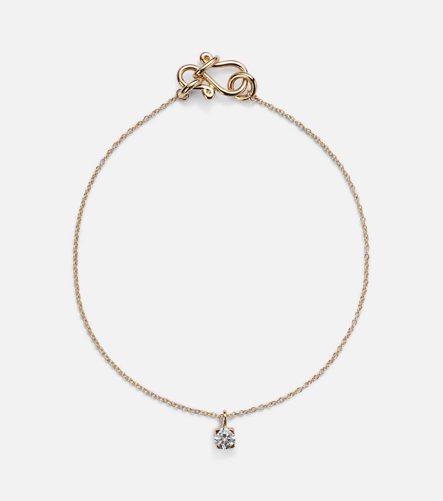 18kt gold bracelet with diamond