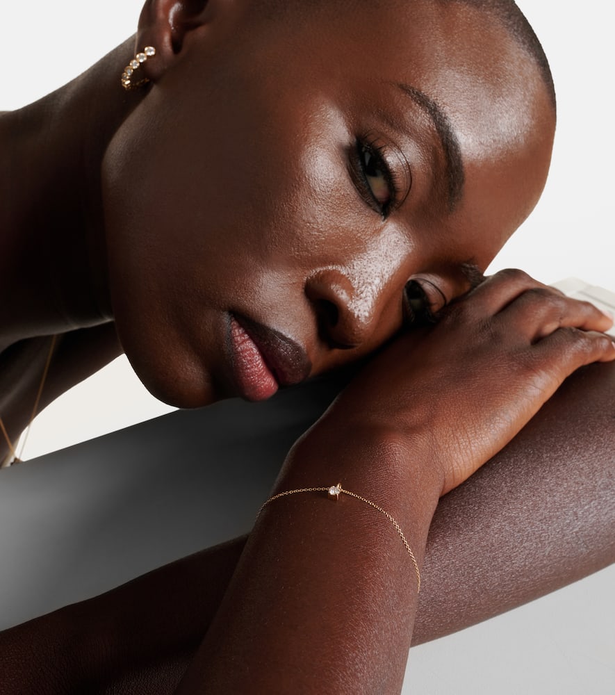 18kt gold bracelet with diamond