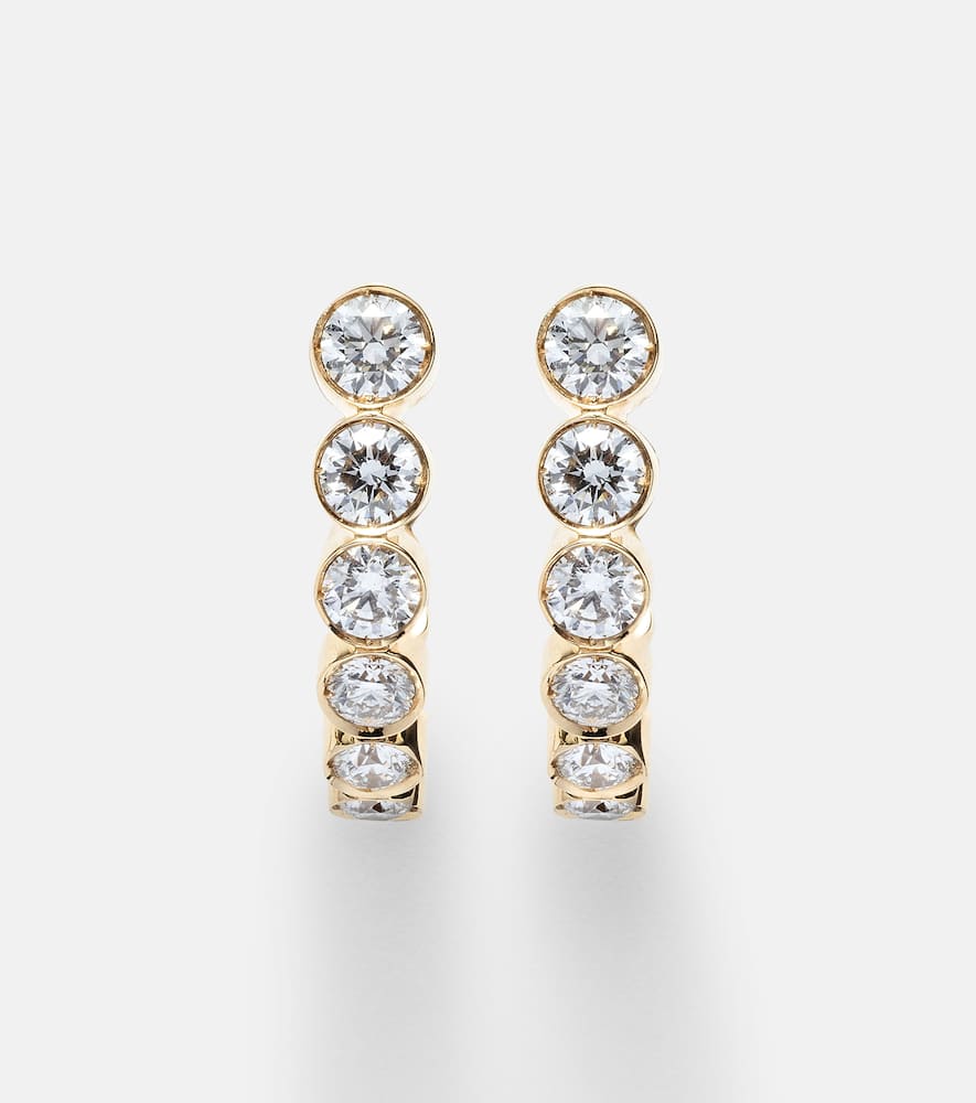 Boucle Ensemble 18kt gold earrings with diamonds