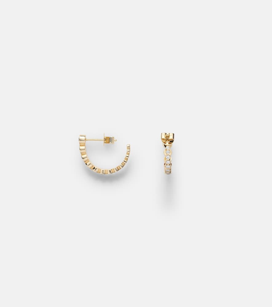 Boucle Ensemble 18kt gold earrings with diamonds