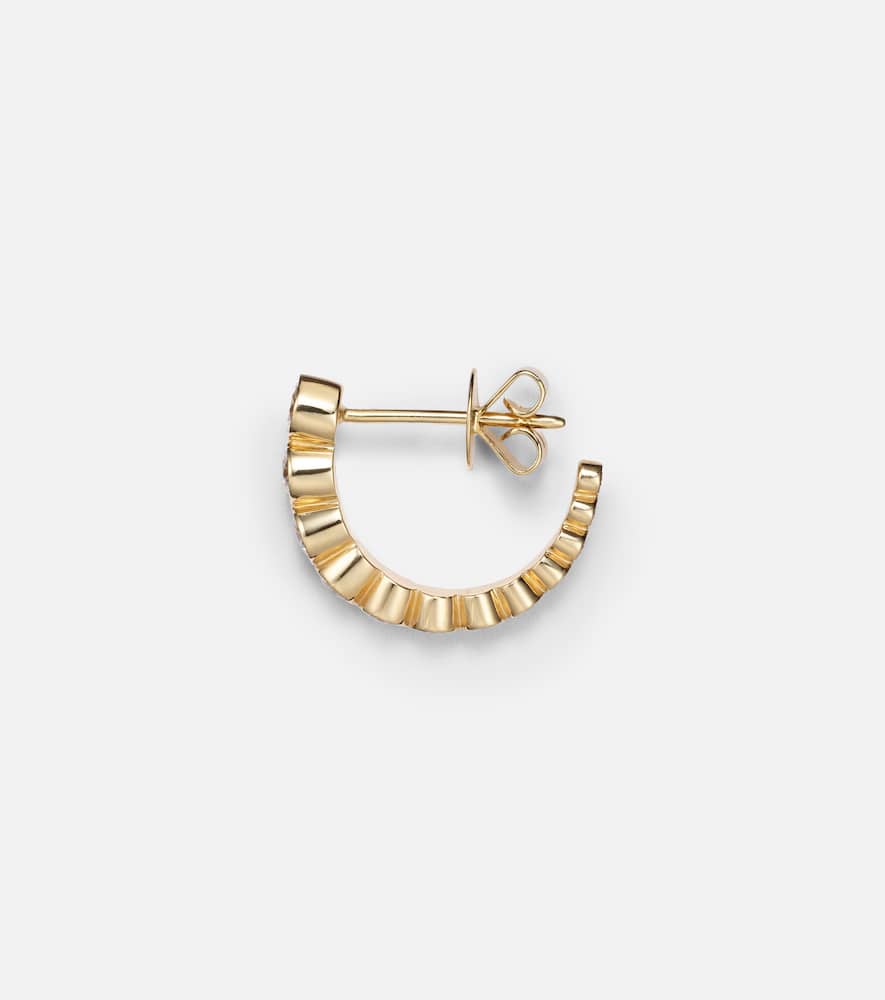 Boucle Ensemble 18kt gold single earring with diamonds