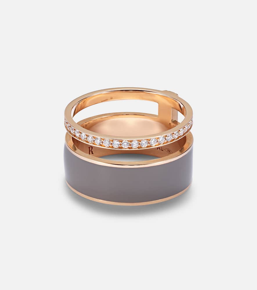 Berbere Chromatic 18kt rose gold ring with diamonds