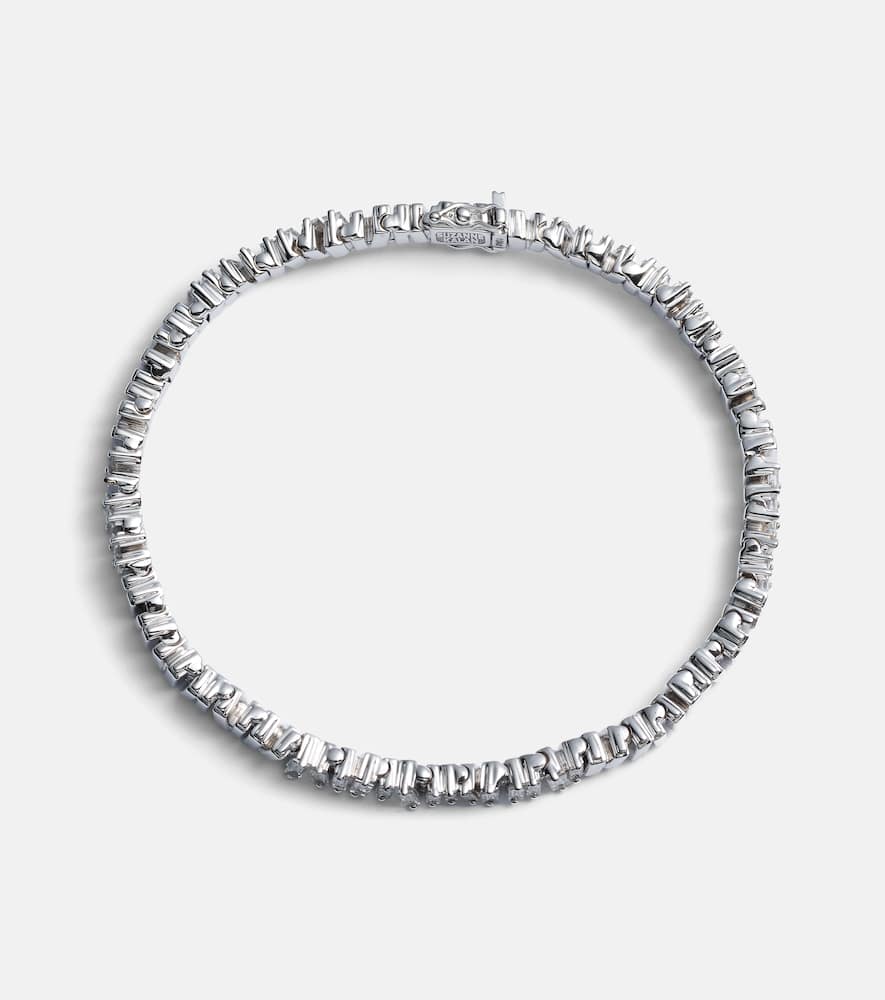 18kt white gold bracelet with diamonds