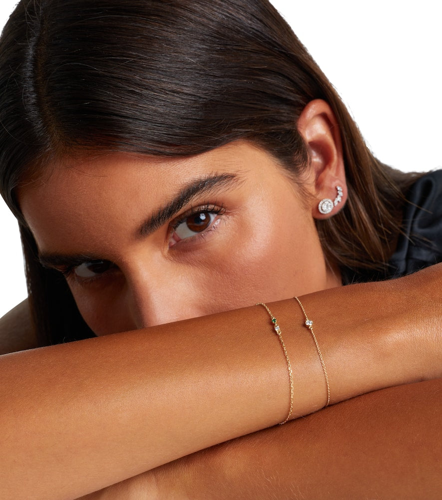 14kt gold bracelet with diamond