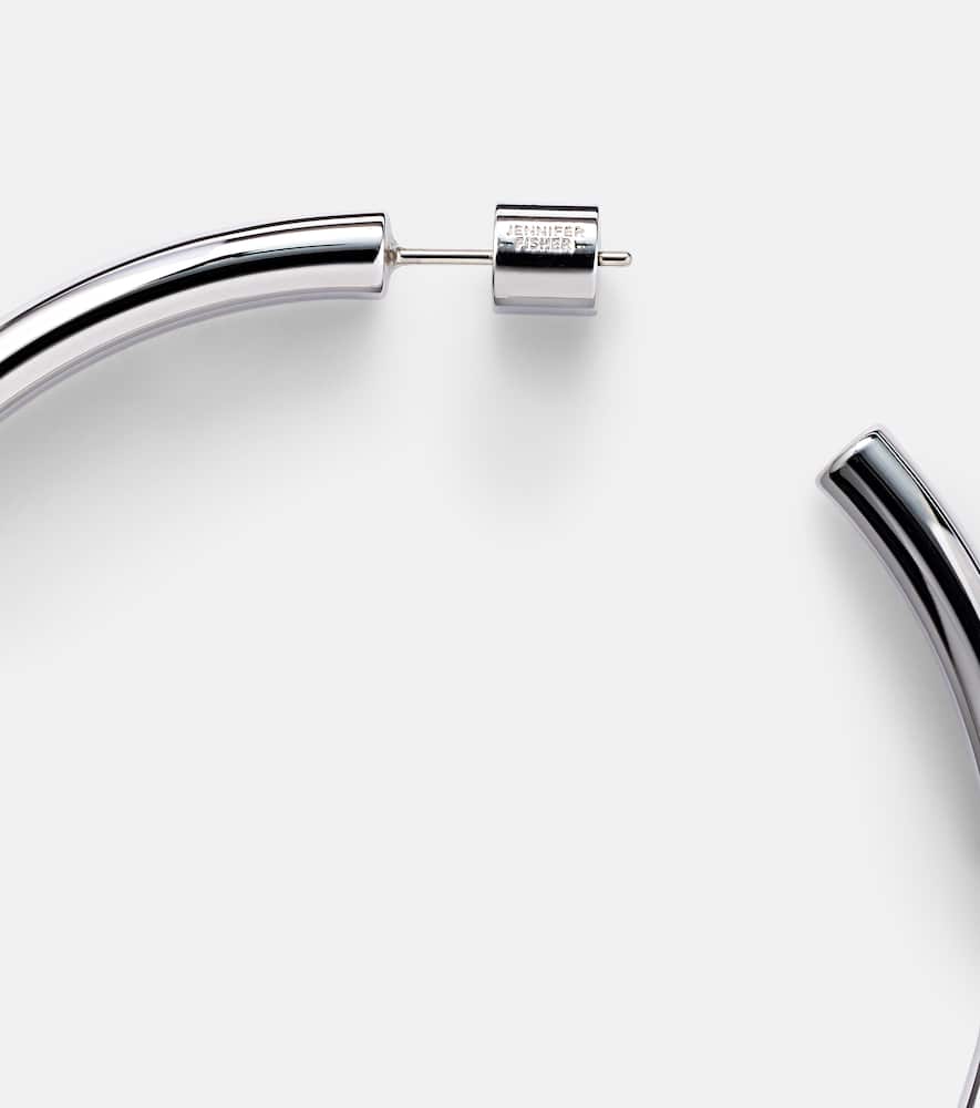 14kt gold-plated hoop earrings